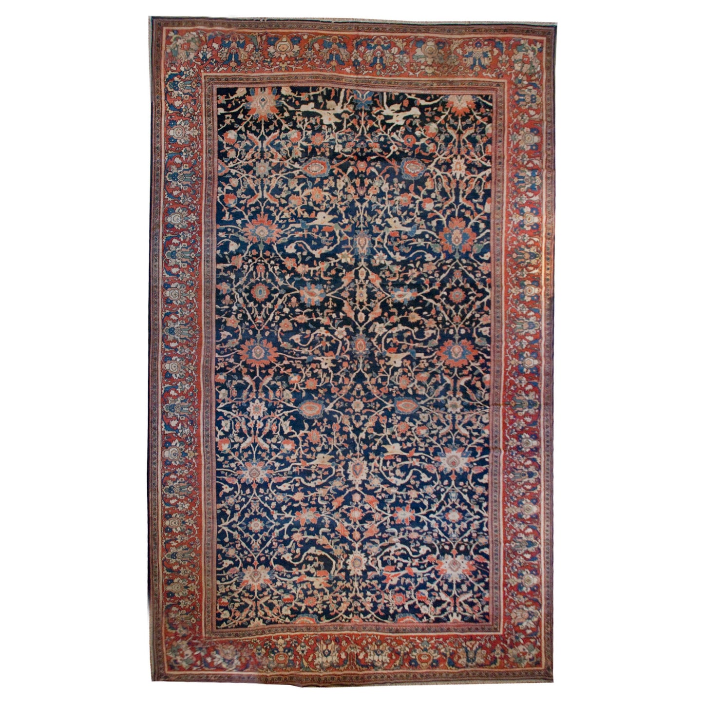 19th Century Persian Sultanabad Carpet For Sale