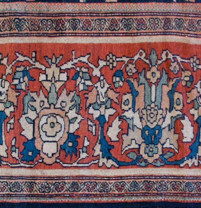 19th Century Persian Sultanabad Carpet For Sale