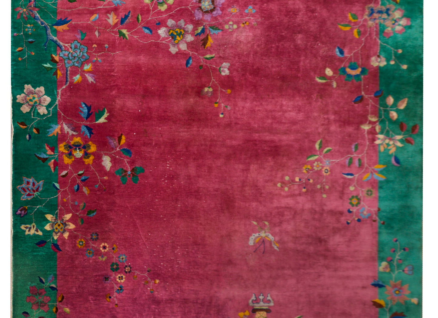 Early 20th Century Chinese Art Deco Rug For Sale