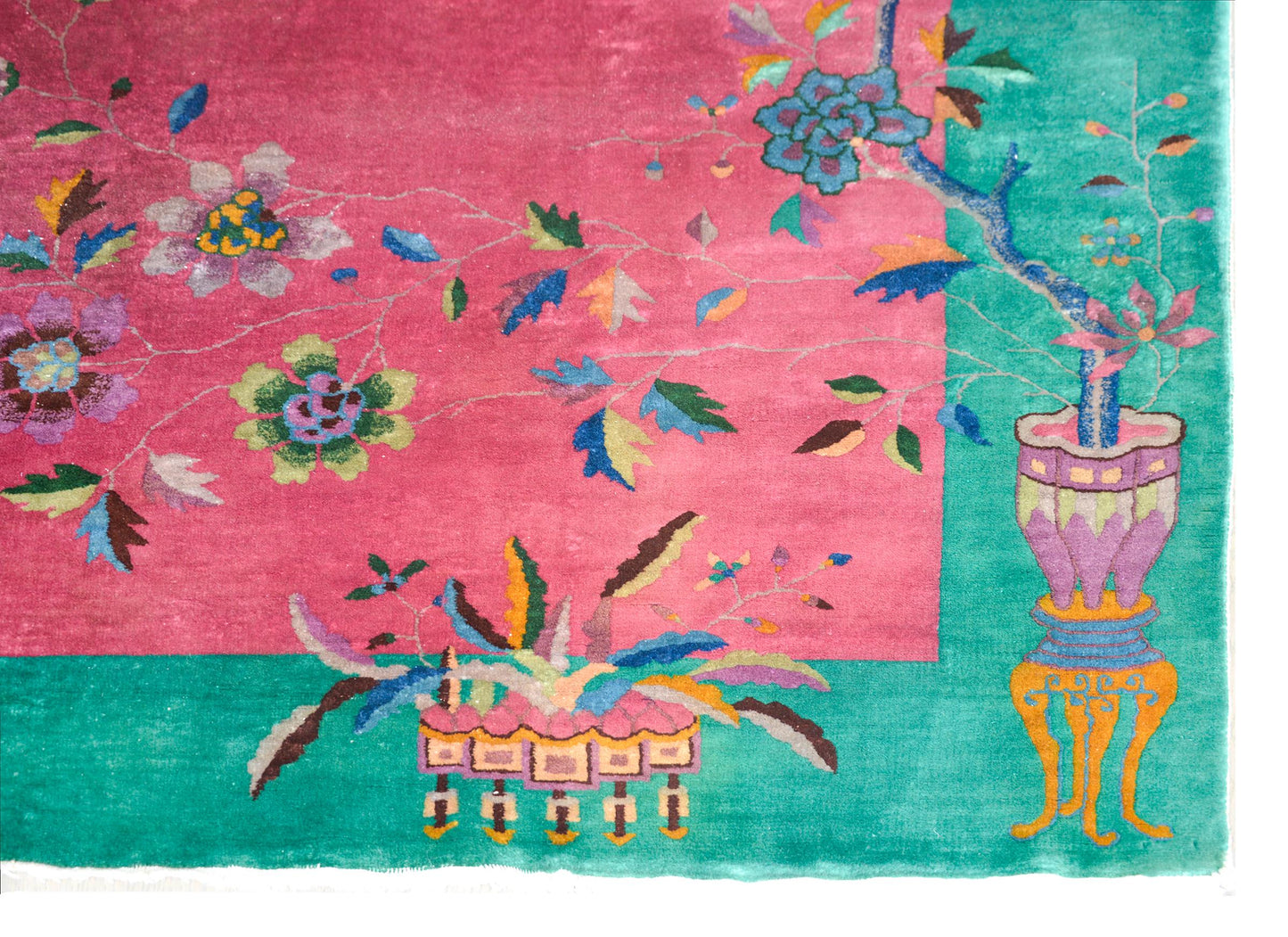 Early 20th Century Chinese Art Deco Rug For Sale