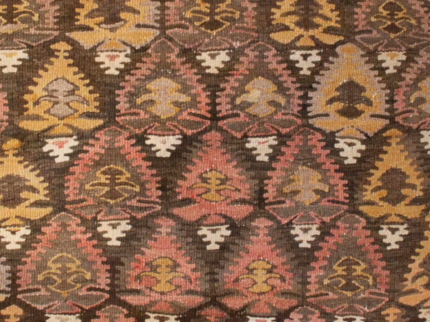 Wonderful Early 20th Century Qazvin Kilim Runner For Sale