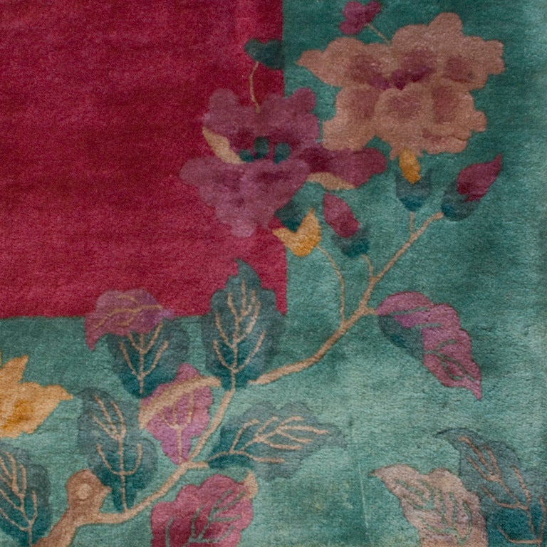 Chinese Art Deco Carpet For Sale