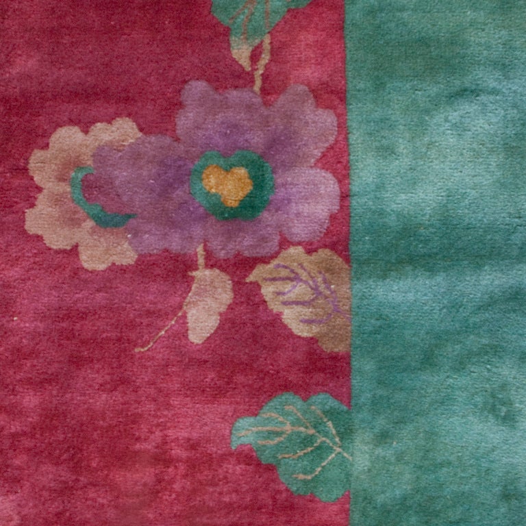 Chinese Art Deco Carpet For Sale