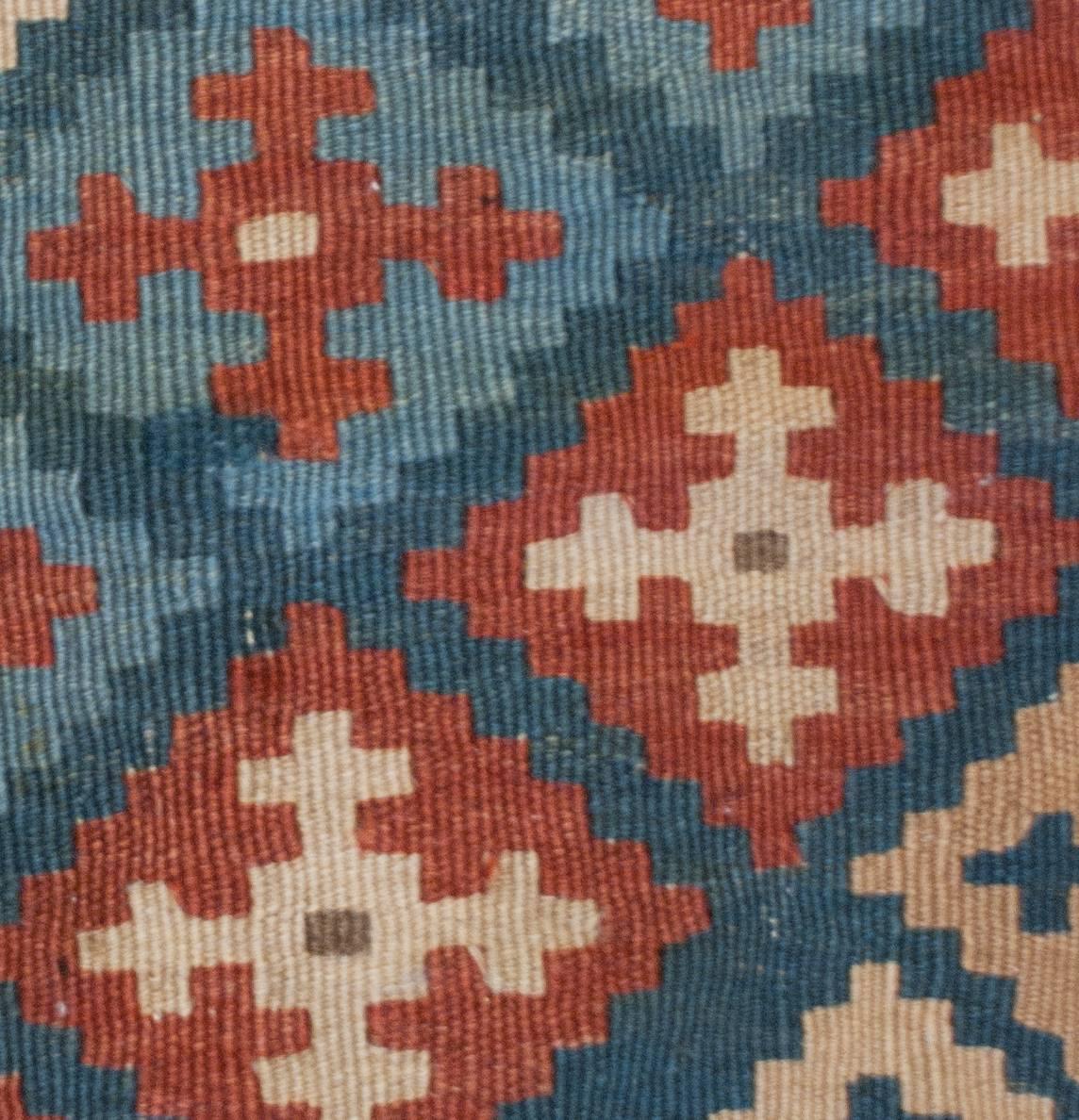 Wonderful Early 20th Century Shahsavan Kilim Rug For Sale