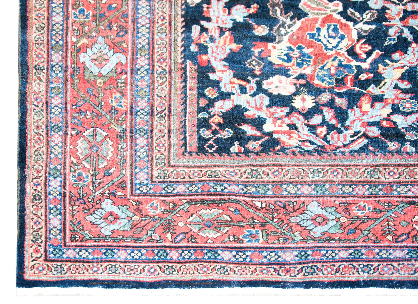Early 20th Century Persian Mahal Rug For Sale