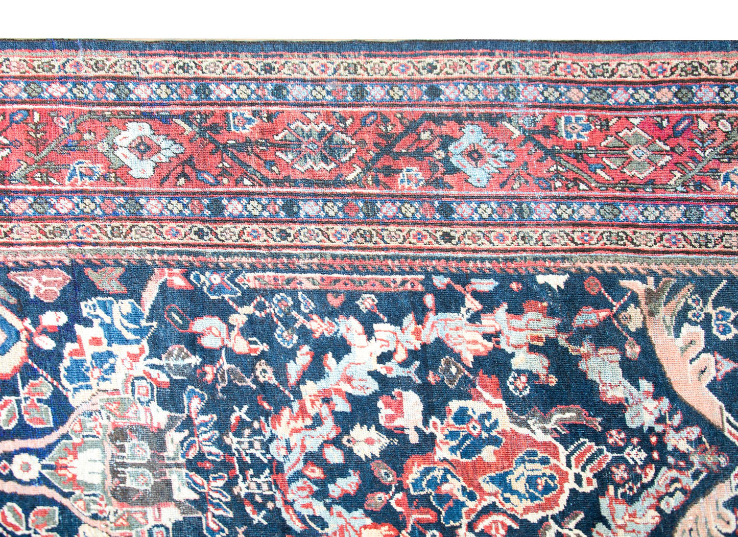 Early 20th Century Persian Mahal Rug For Sale