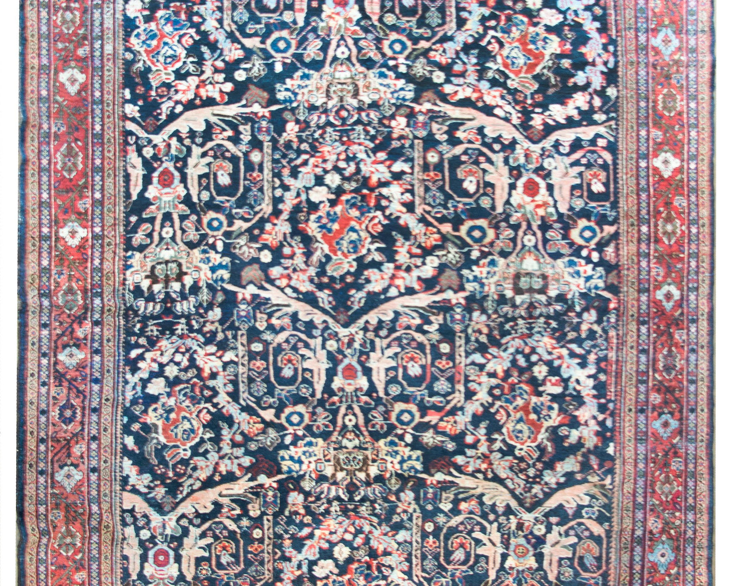 Early 20th Century Persian Mahal Rug For Sale