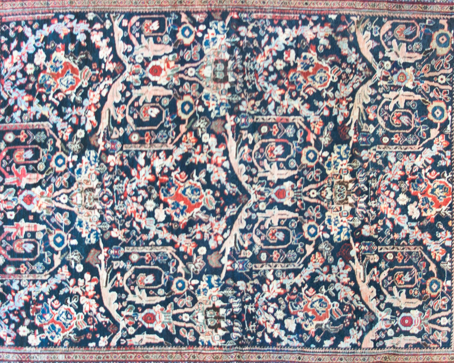 Early 20th Century Persian Mahal Rug For Sale