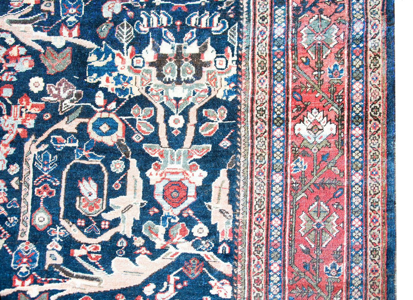 Early 20th Century Persian Mahal Rug For Sale