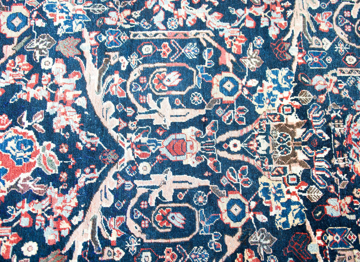Early 20th Century Persian Mahal Rug For Sale