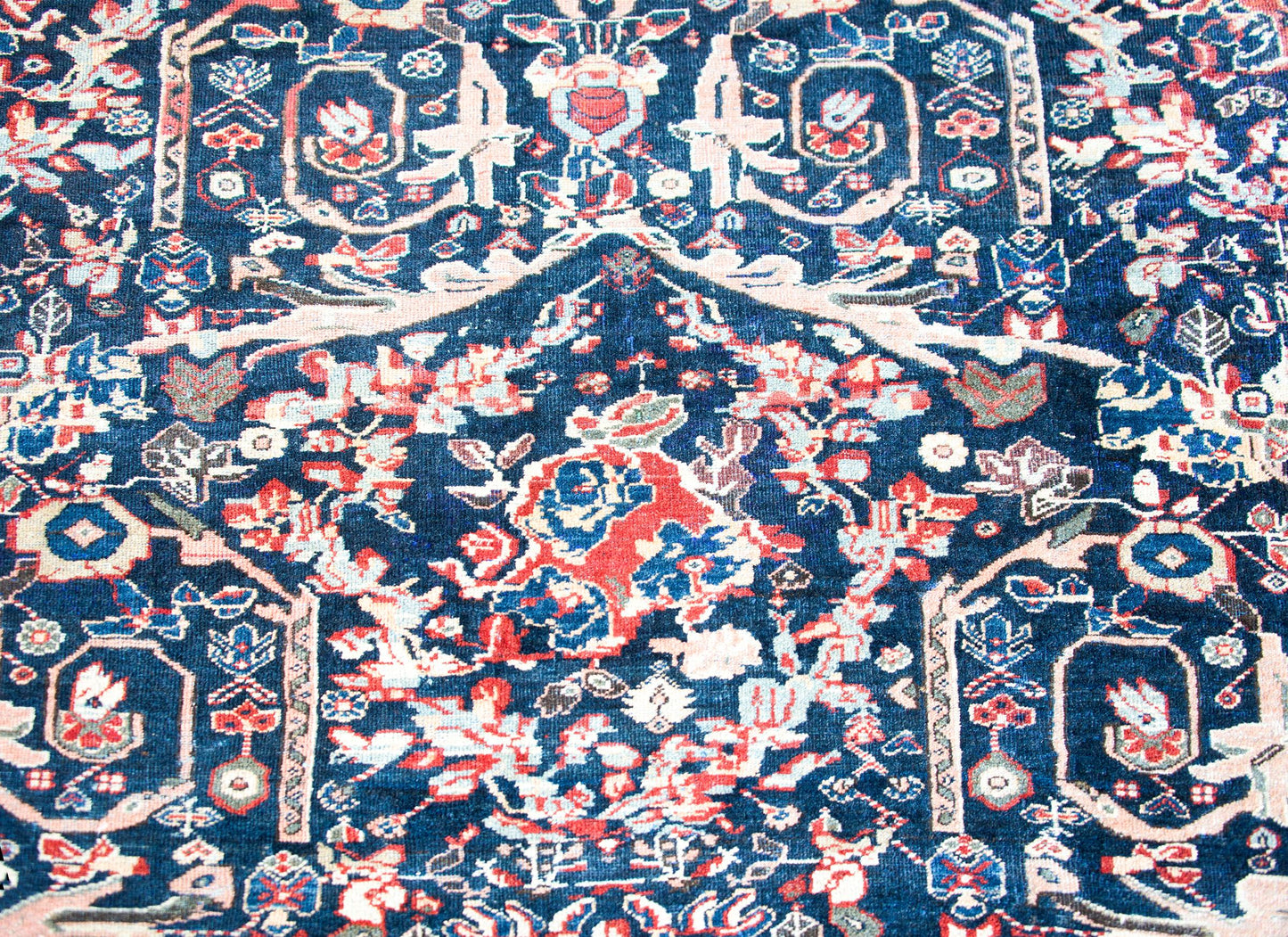 Early 20th Century Persian Mahal Rug For Sale