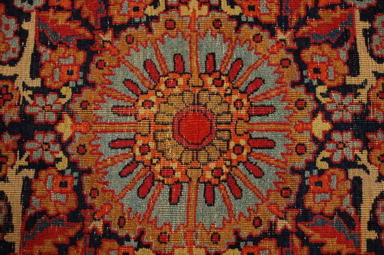 19th Century Lavar Kirman Rug For Sale