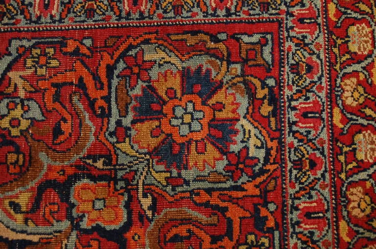 19th Century Lavar Kirman Rug For Sale