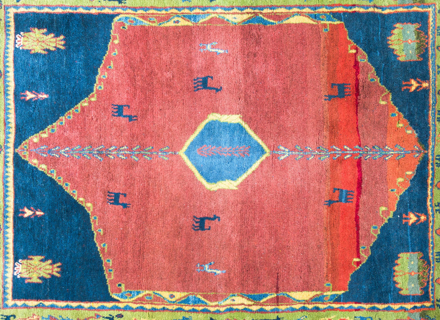 Vintage Persian Gabbeh Rug For Sale