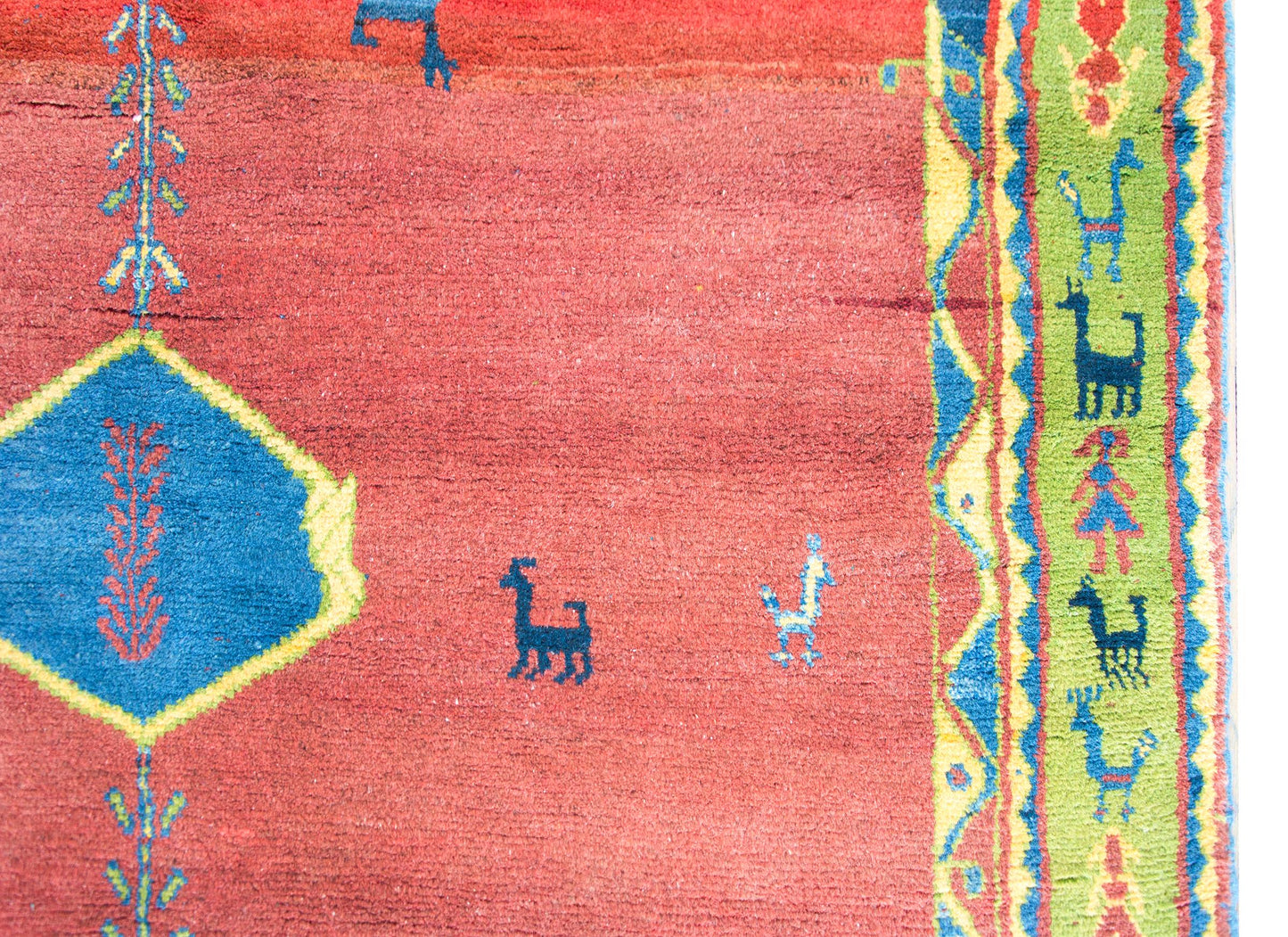 Vintage Persian Gabbeh Rug For Sale