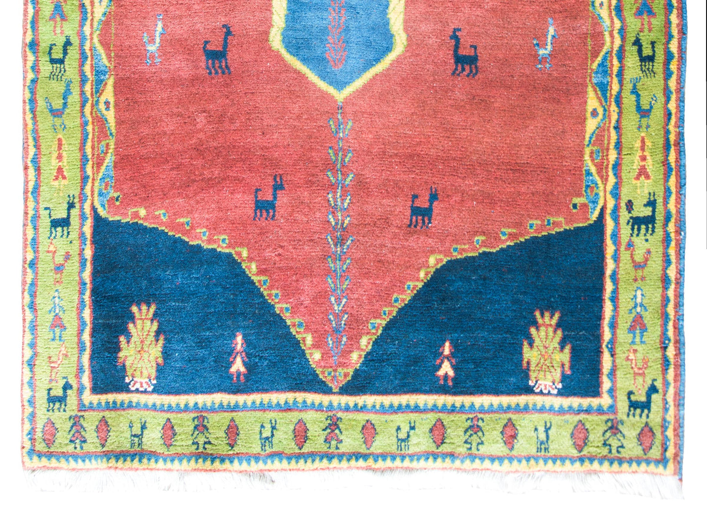 Vintage Persian Gabbeh Rug For Sale