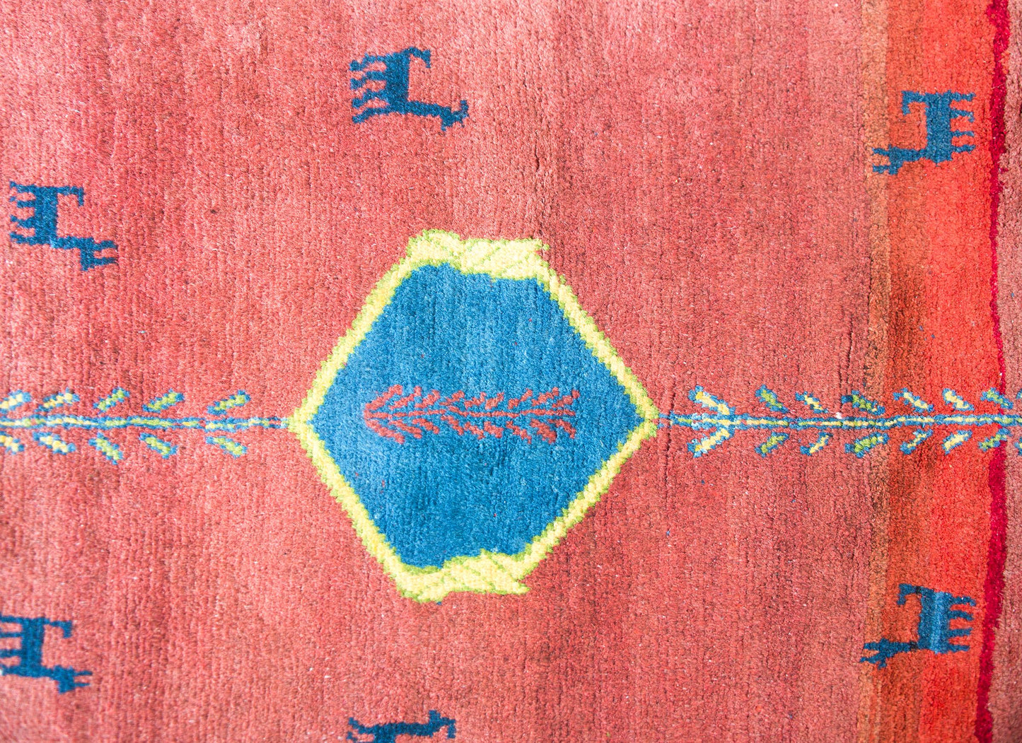 Vintage Persian Gabbeh Rug For Sale