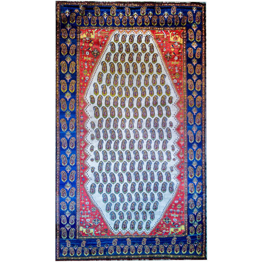 Early 20th Century Khamseh Rug For Sale