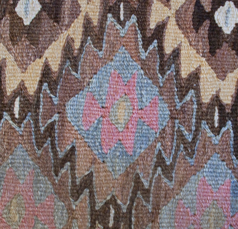 Persian Qazvin Kilim Carpet Runner For Sale
