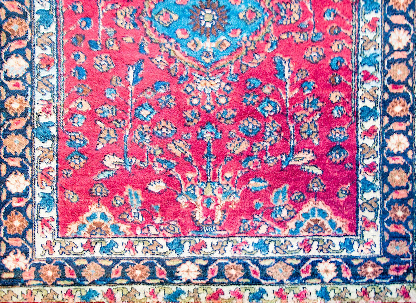 Wonderful Early 20th Century Antique Lilihan Rug For Sale