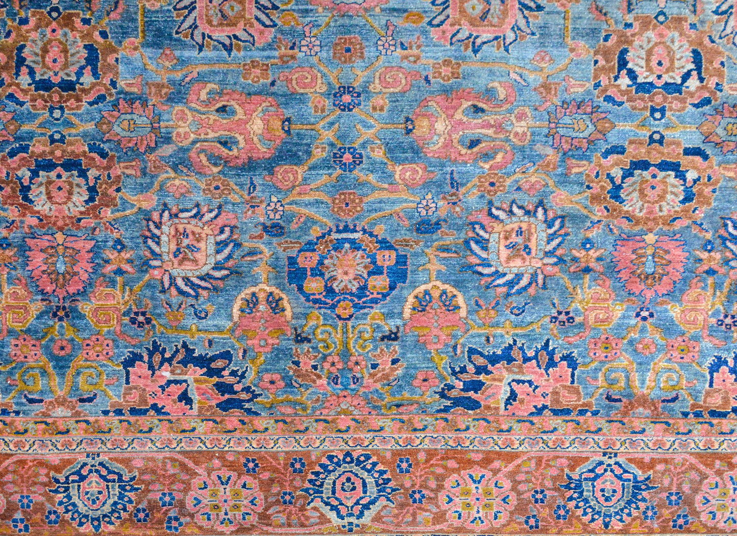 Incredible Early 20th Century Sultanabad Rug For Sale