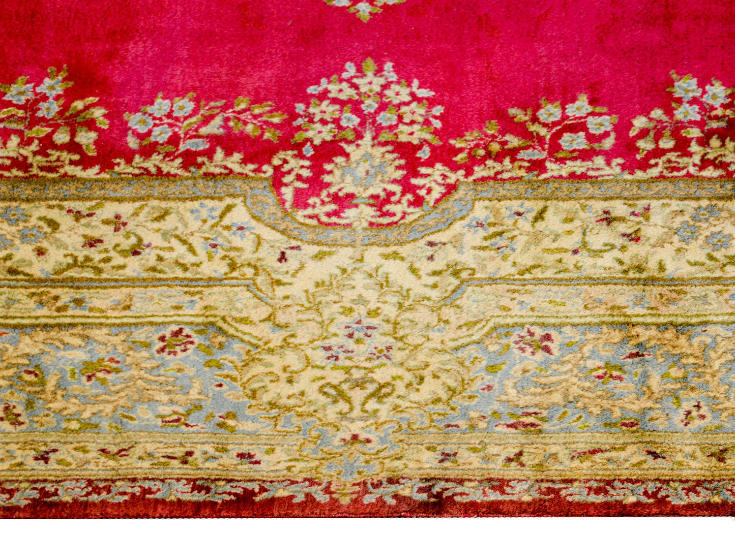 Circa 1950 Kirman Rug For Sale