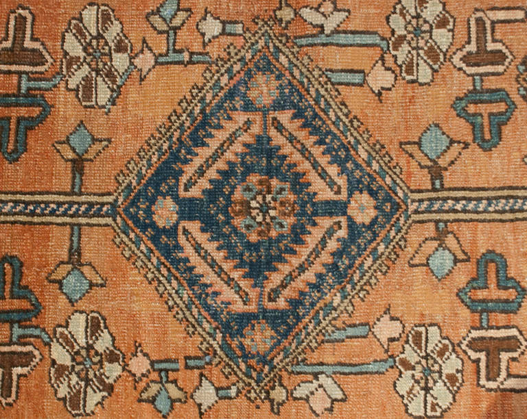 19th Century Heriz Rug For Sale