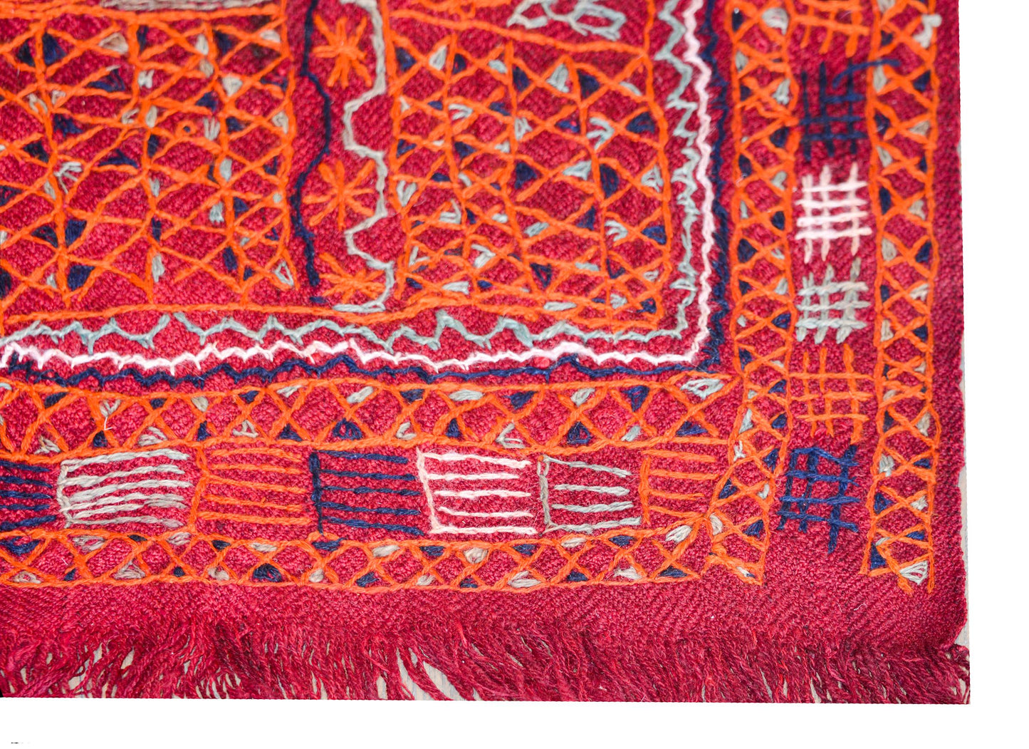 Vintage Iragi Embroidered Panel For Sale