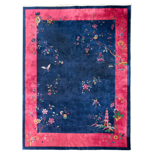 Chinese Art Deco Rug For Sale