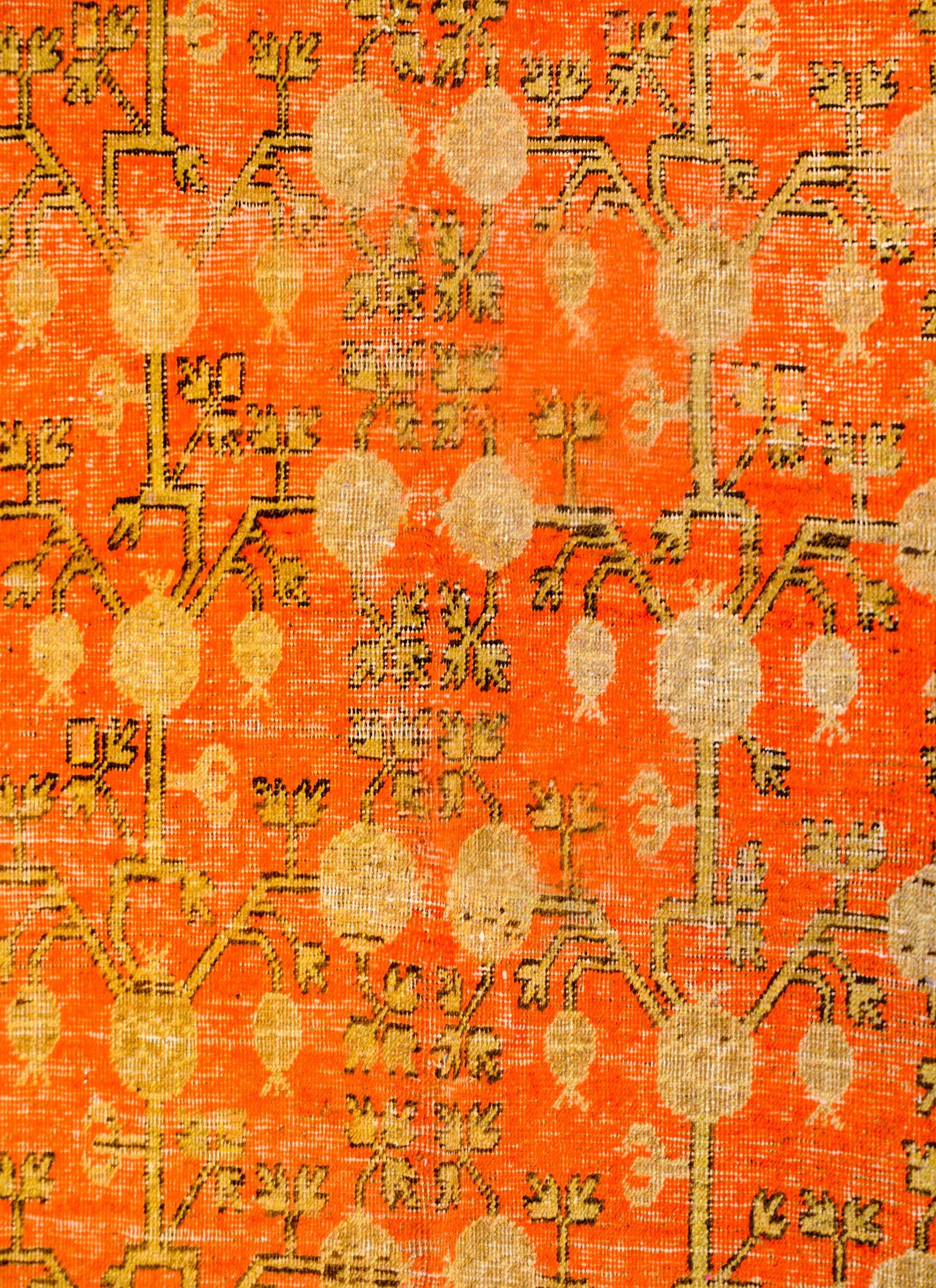 Wonderful Early 20th Century Central Asian Khotan Rug For Sale