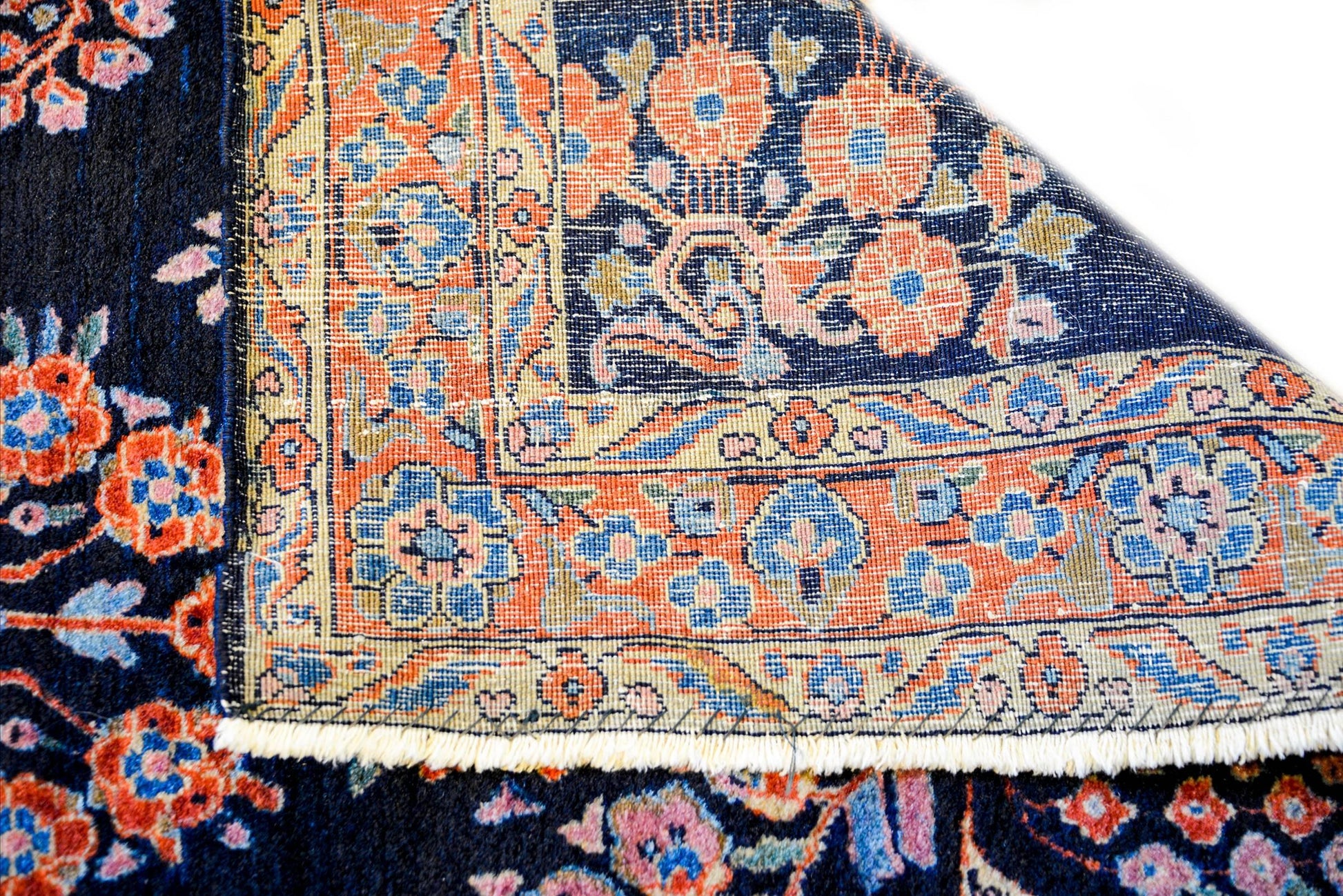 Classic Early 20th Century Sarouk Mohajeran Rug For Sale