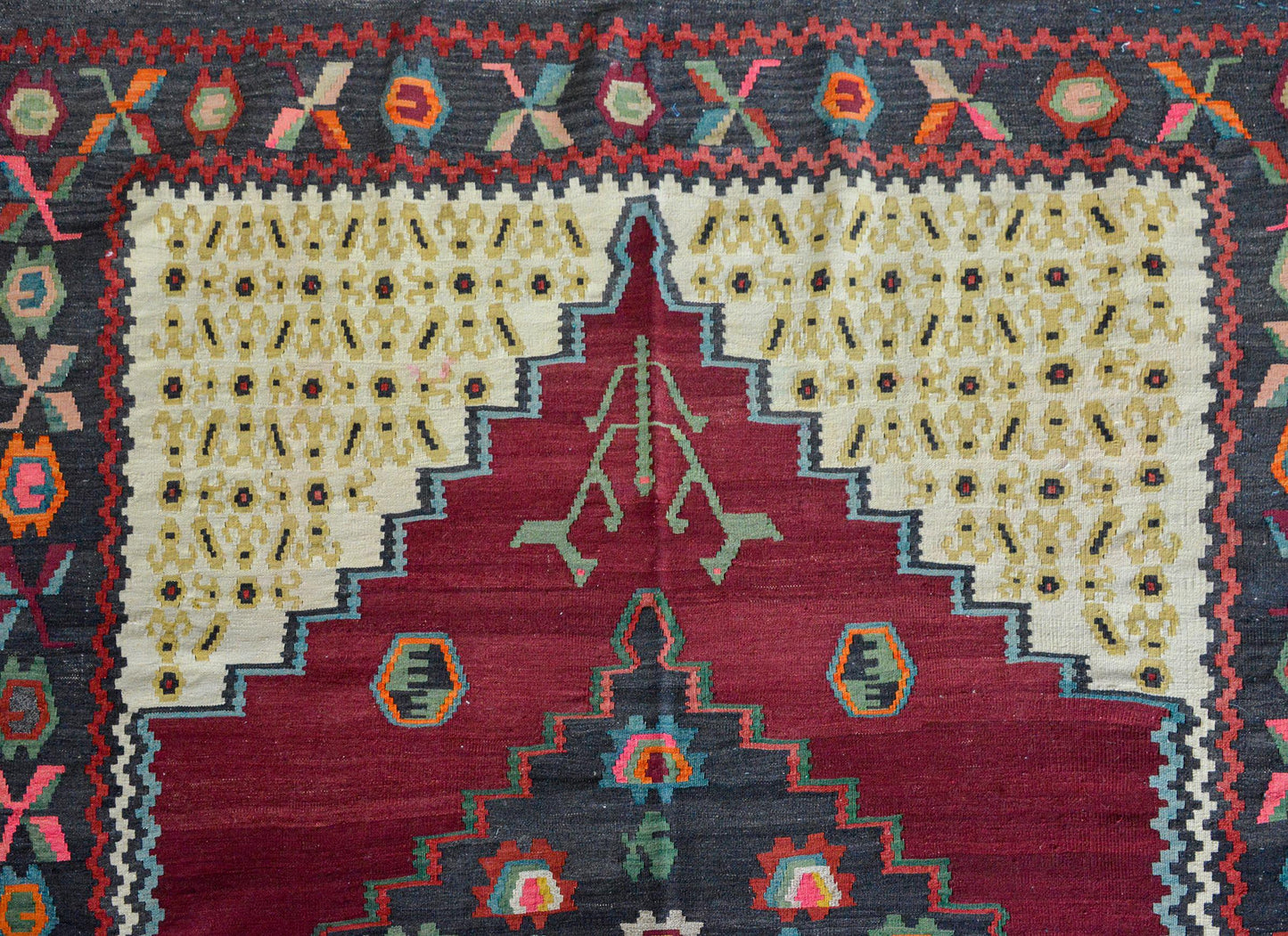 Vintage Armenian Kilim Rug For Sale