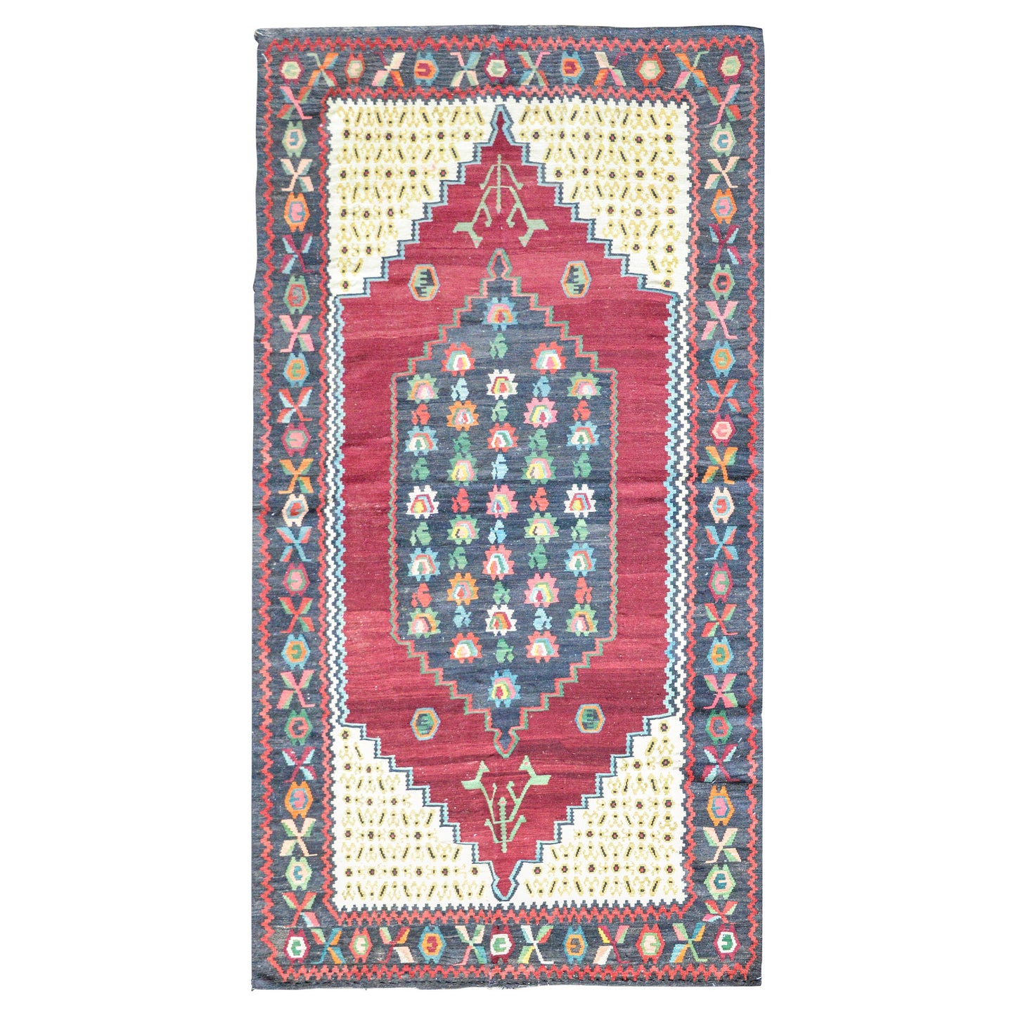 Vintage Armenian Kilim Rug For Sale