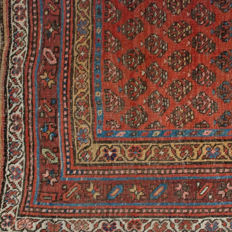 Antique Seraband Carpet Runner, 3'9" x 9'8" For Sale