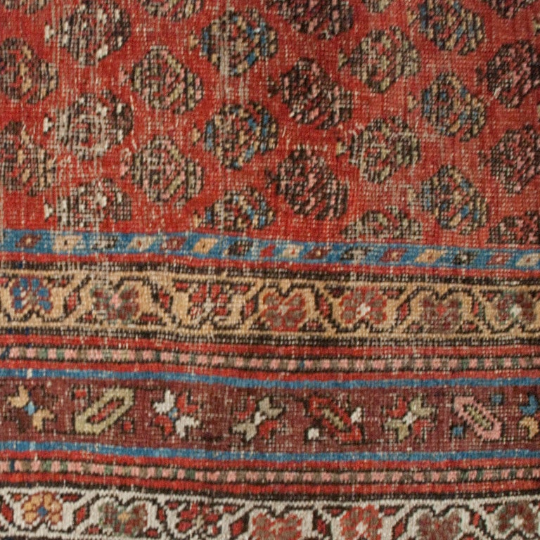 Antique Seraband Carpet Runner, 3'9" x 9'8" For Sale