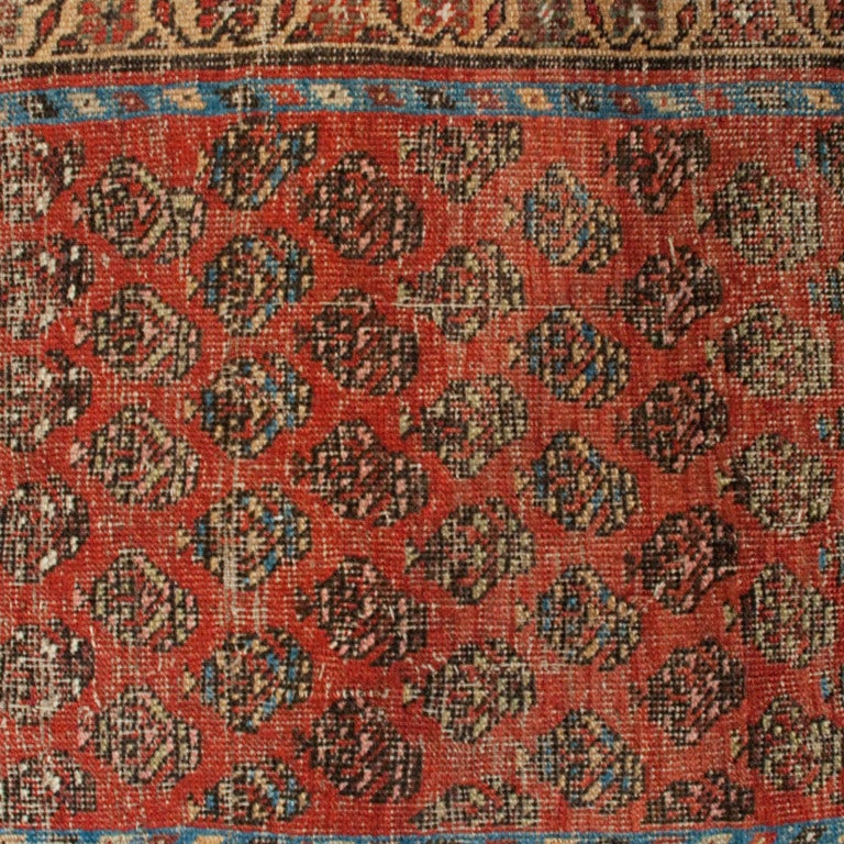 Antique Seraband Carpet Runner, 3'9" x 9'8" For Sale