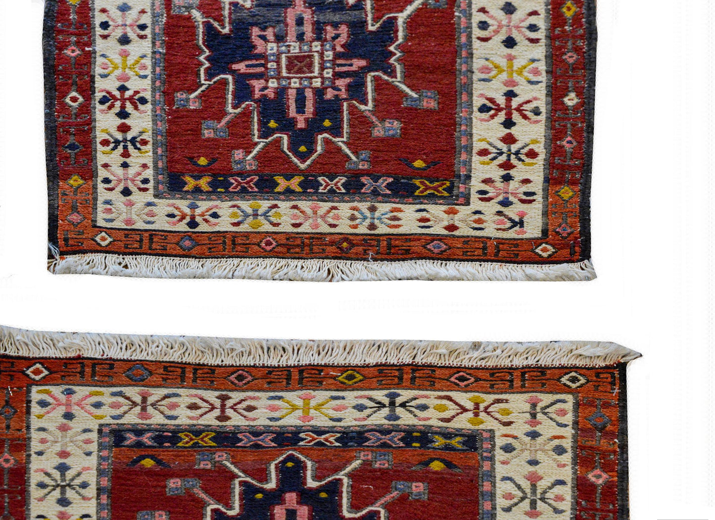 Pair of Early 20th Century Bakhtiari Bag Face Rugs For Sale