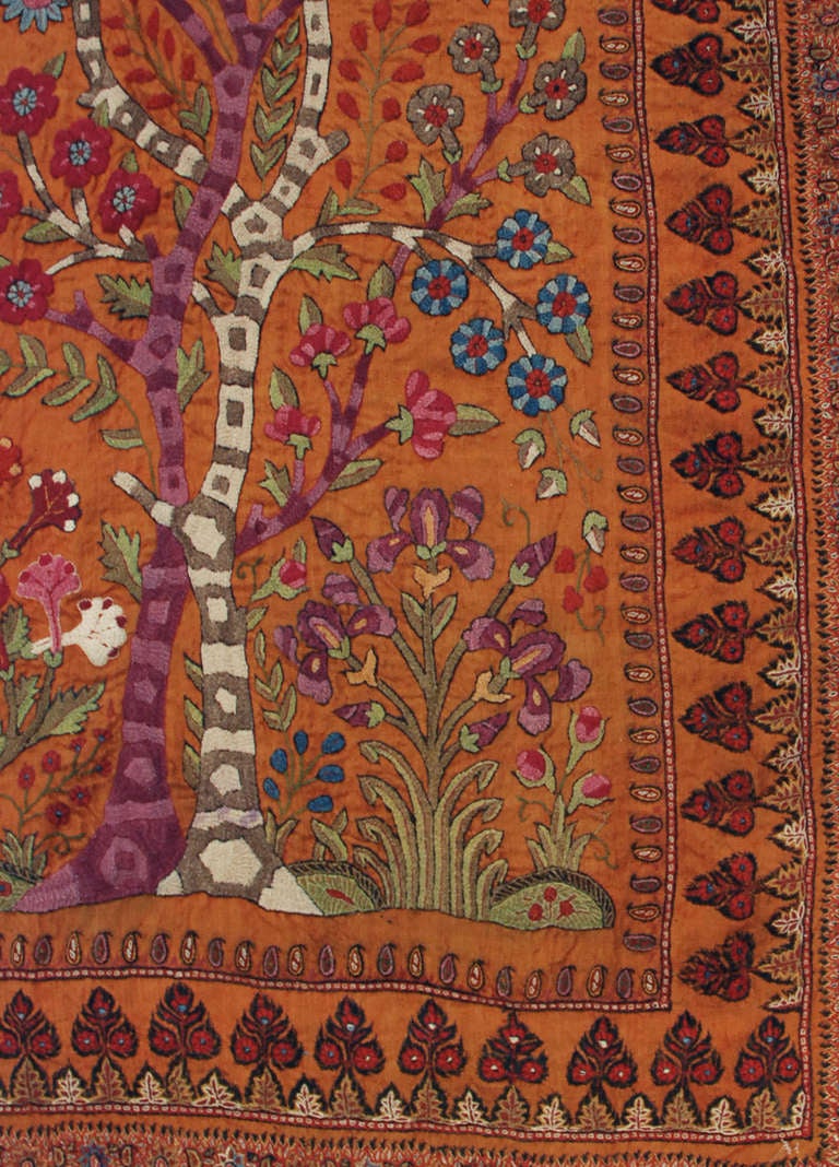 Unbelievable Silk Embroidered Suzani For Sale