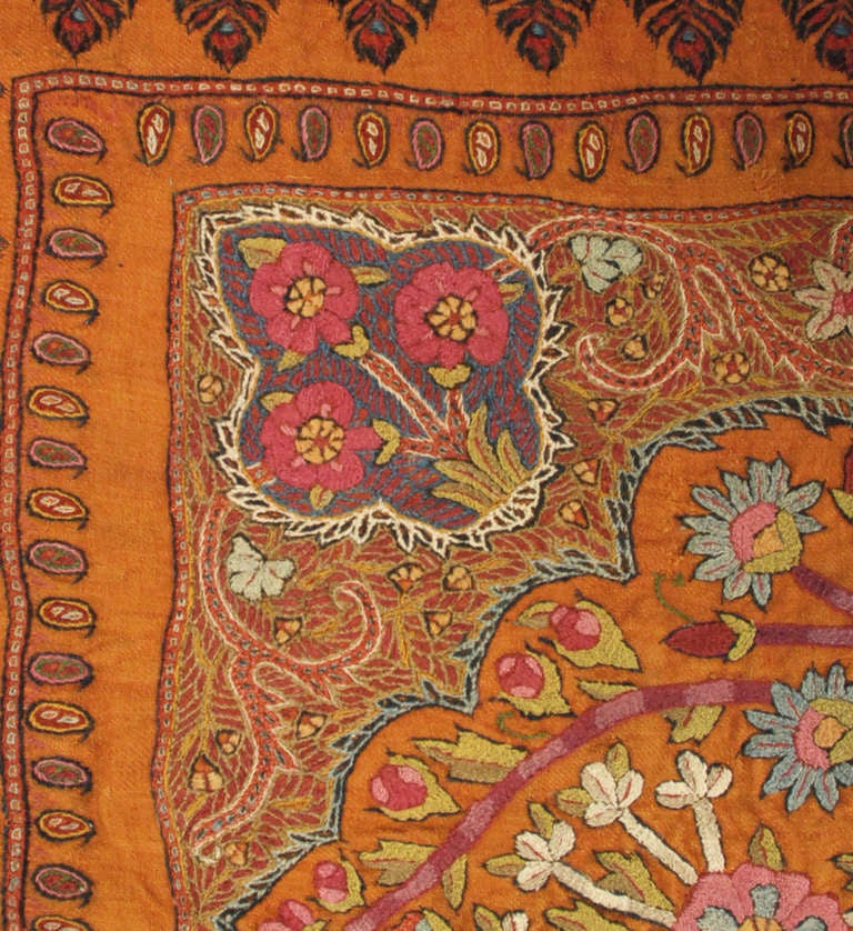 Unbelievable Silk Embroidered Suzani For Sale