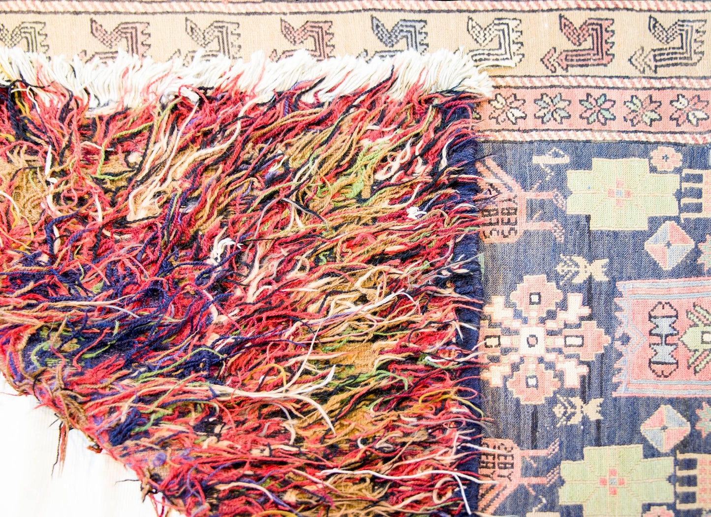 Extraordinary Early 20th Century Sumak Azeri Rug For Sale