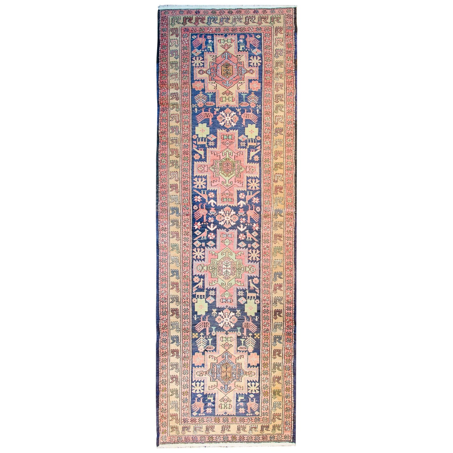 Extraordinary Early 20th Century Sumak Azeri Rug For Sale