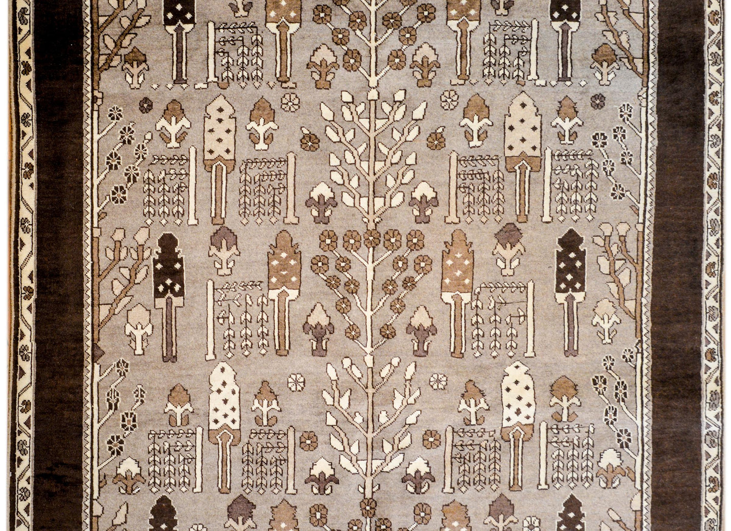 Vintage Bakhtiari Garden Rug For Sale