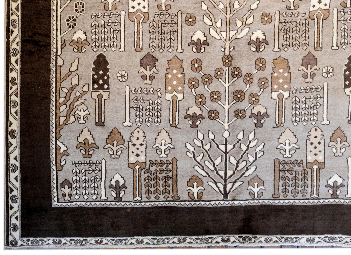 Vintage Bakhtiari Garden Rug For Sale