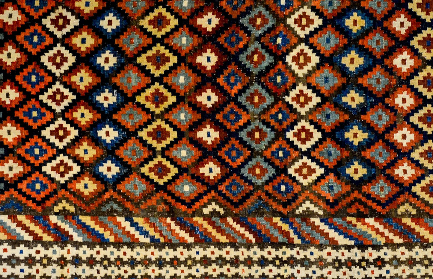 Wonderful Early 20th Century Shahsavan Kilim Runner For Sale