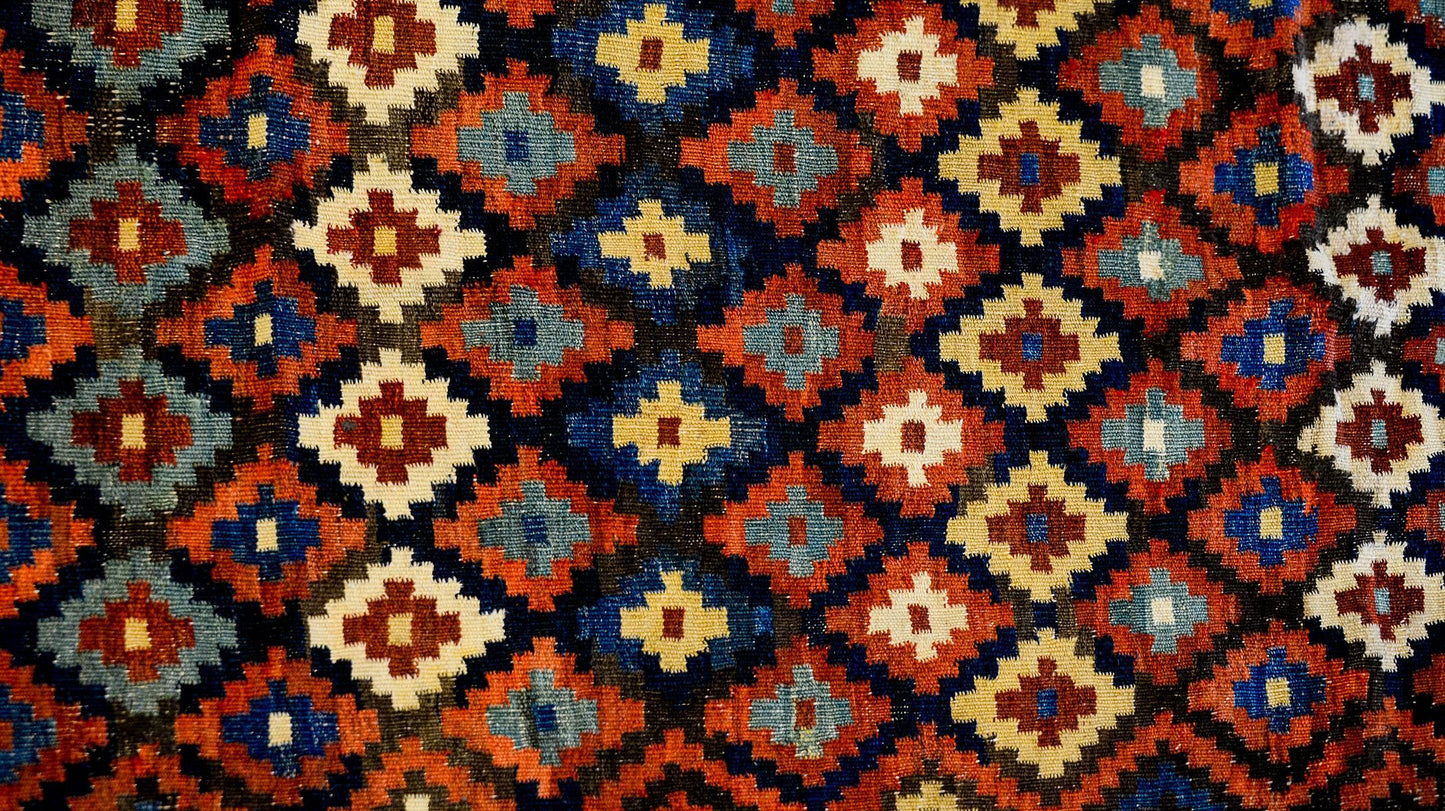 Wonderful Early 20th Century Shahsavan Kilim Runner For Sale