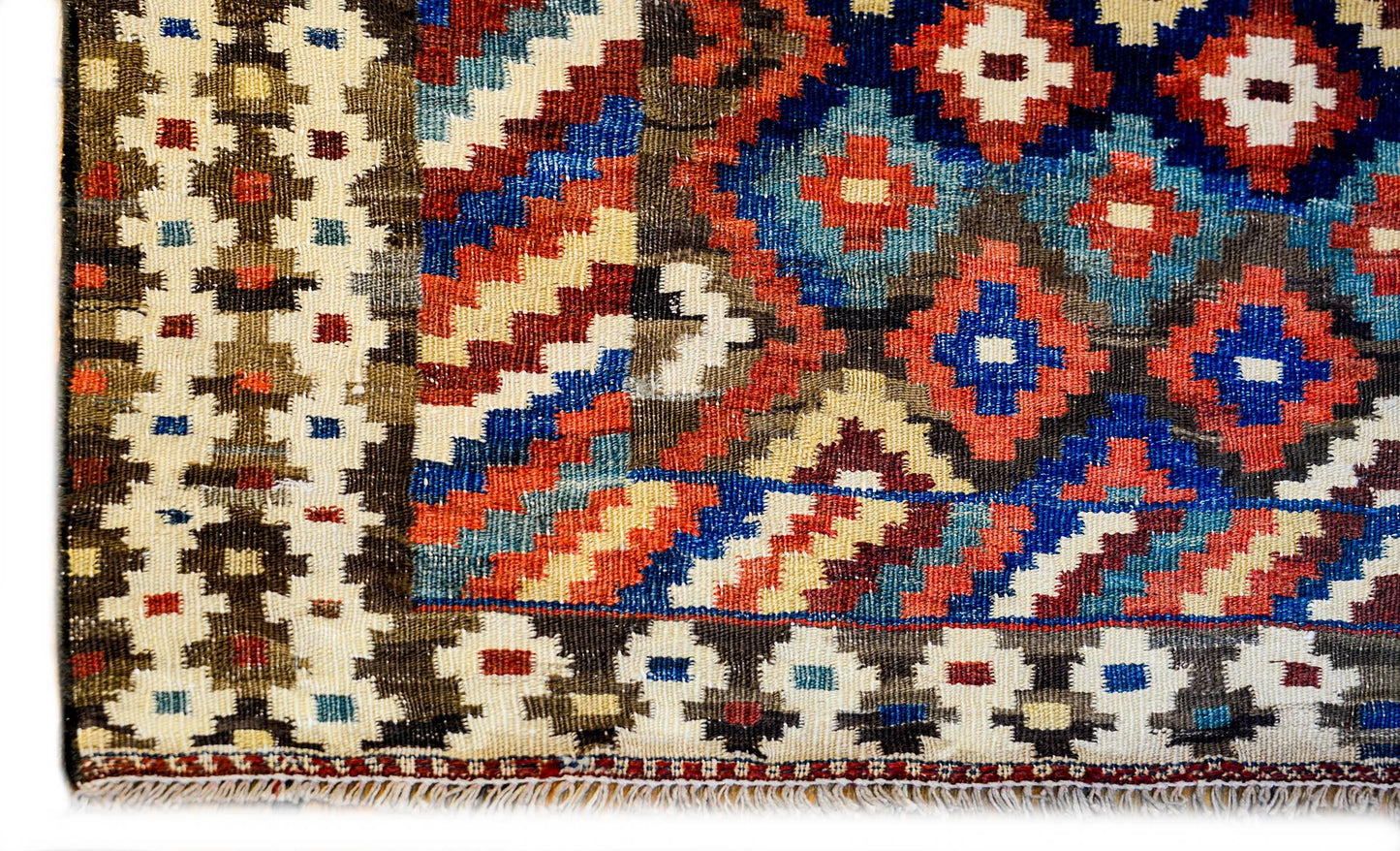 Wonderful Early 20th Century Shahsavan Kilim Runner For Sale
