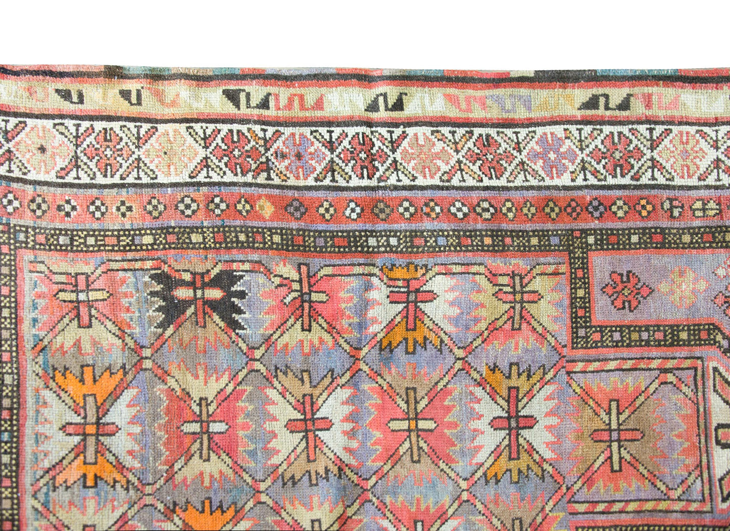 Early 20th Century Azerbaijani Kuba Rug For Sale