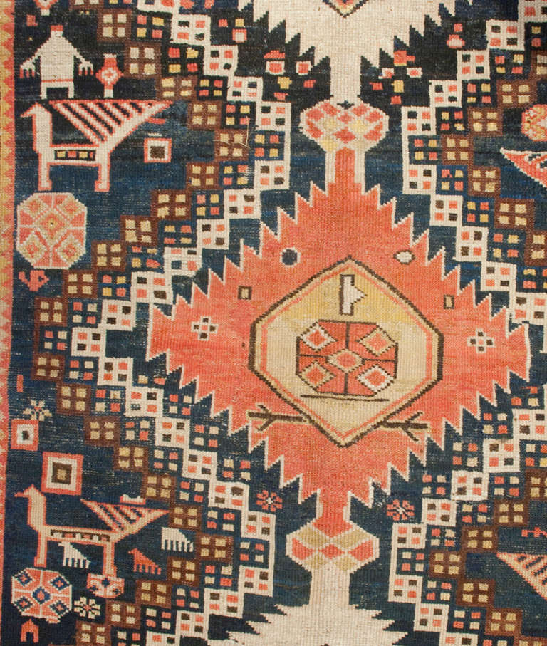 Early 20th Century Karabaugh Rug For Sale