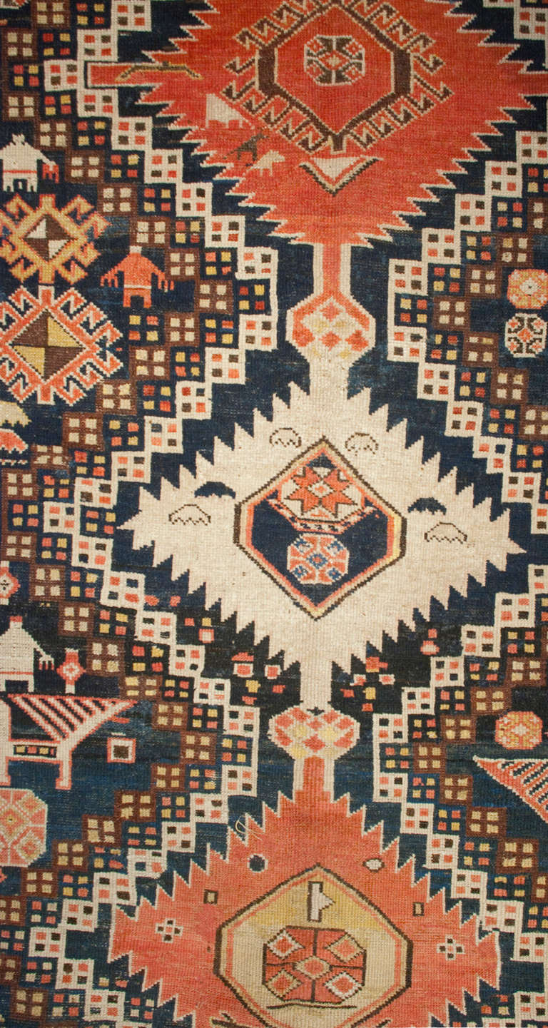 Early 20th Century Karabaugh Rug For Sale