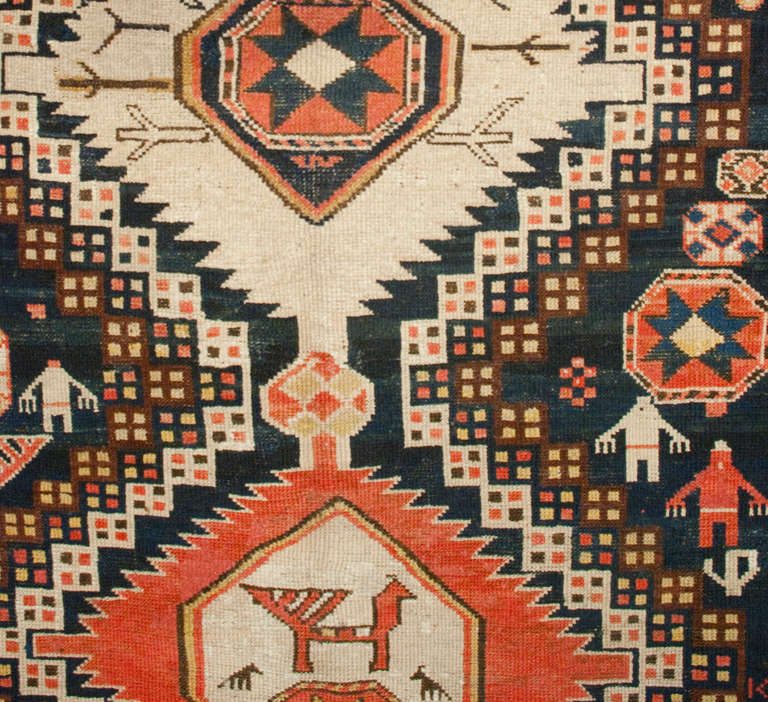 Early 20th Century Karabaugh Rug For Sale